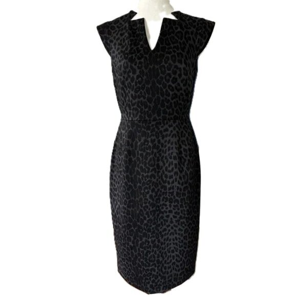 Brooks Brothers Animal Print Sheath Dress - Picture 3 of 9